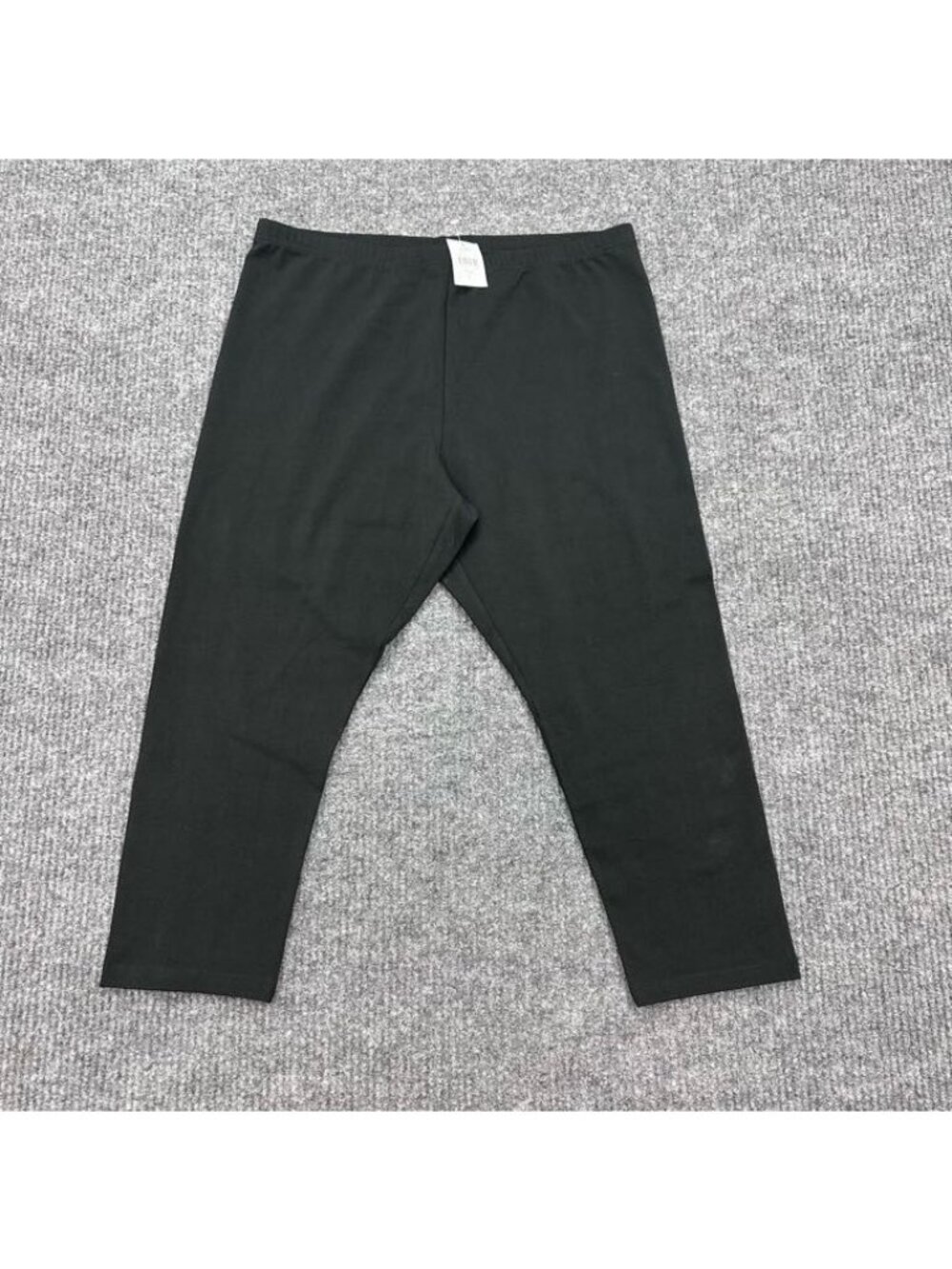 J Jill Black Pima Cotton Capri Leggings Cropped Stretch Pant Womens sz Large NEW